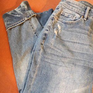 Lane Bryant Signature Fit Boyfriend Tie Dye Cuff Jeans NWT